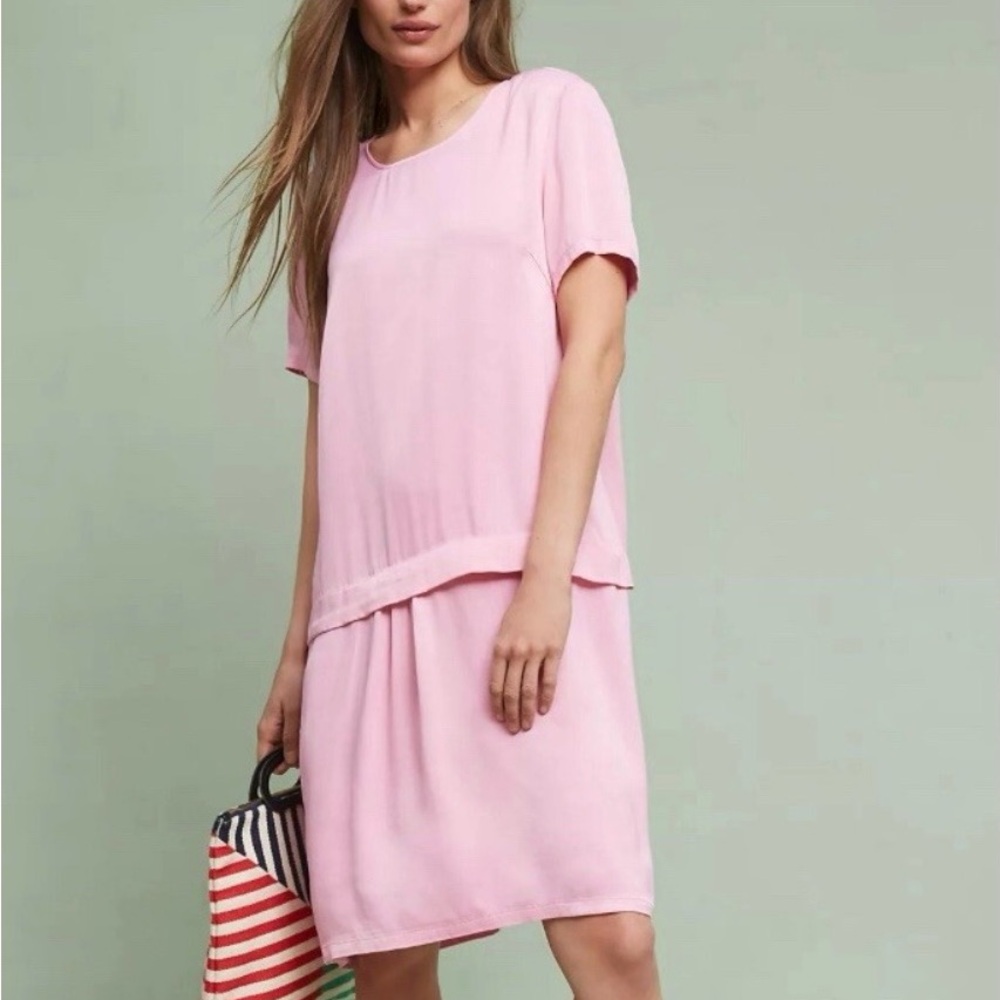 Just Female Soft Pink Midi Dress